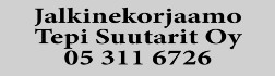 Jalkinekorjaamo Tepi Suutarit Oy logo